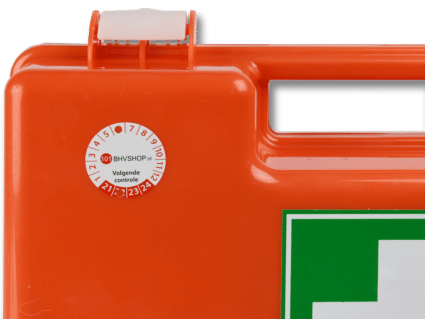 Ehbo Koffer Onderhoudssticker