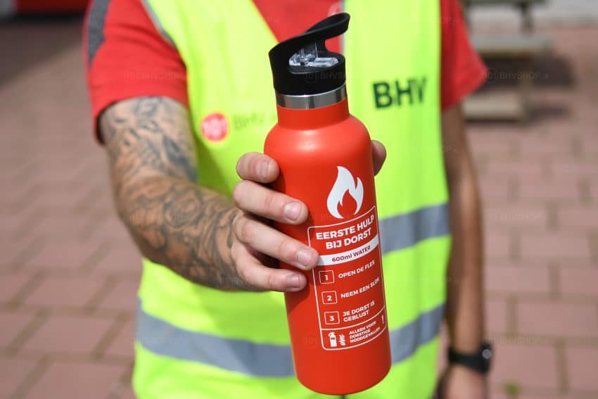 Waterfles Brandblusser 600 Ml Open Sfeerfoto Bhv