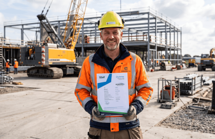 Vca Diploma Man Op Bouwplaats